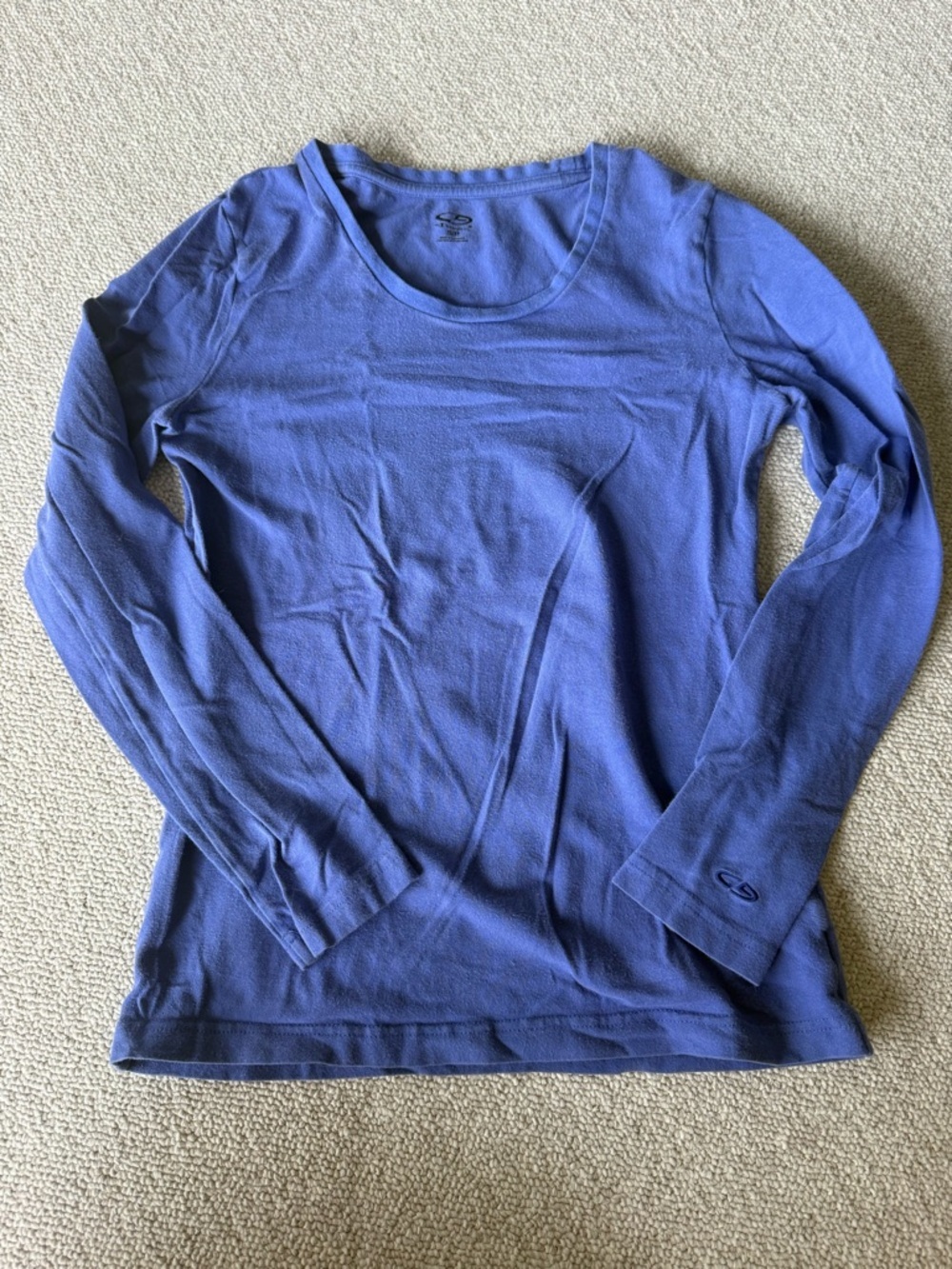 Champion Long Sleeve Scoop Neck Top Size Small - Picture 1 of 4